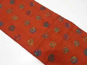 抽象模様織り出し名古屋帯